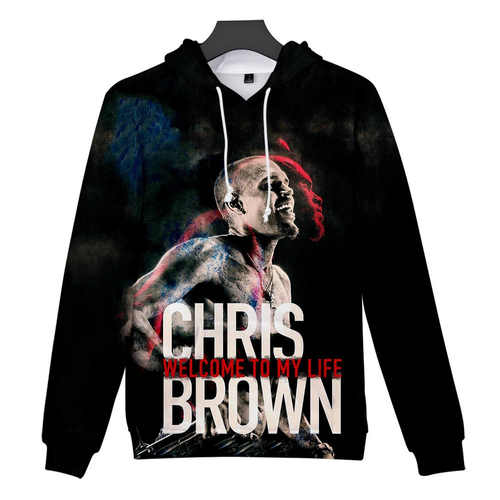 

3D Printed Chris Brown Hoodies Royalty Breezy Hoodie Jacket Hooded Pullovers Long Sleeve Harajuku Casual High Quality 3D Hoodies