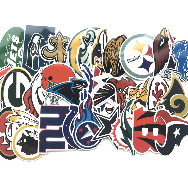 32 шт./лот Мультяшные футбольные наклейки для детей скейтборд багаж автомобиль