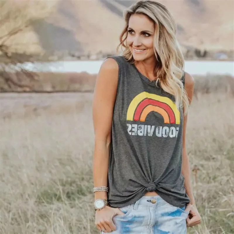 2019 корейская футболка с радужным принтом женские футболки графическим топы без