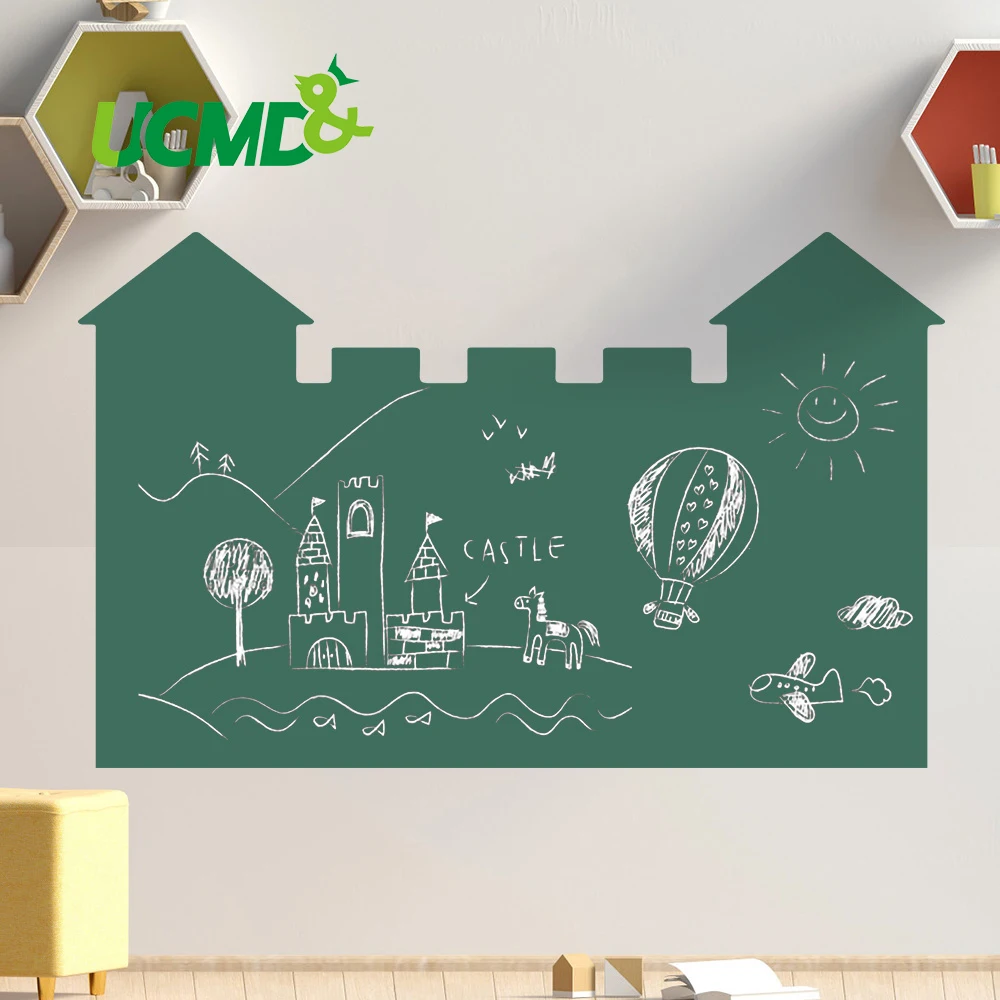 Гибкая доска для рисования Обучающие игрушки наклейки на стену в форме замка |