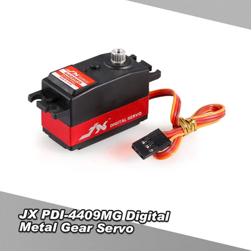 JX PDI 4409MG 9 2 кг Цифровой Металлический сервопривод алюминиевый чехол для 1/8 1/10 RC