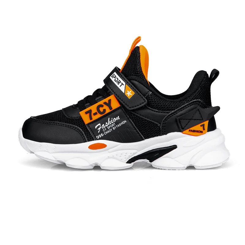 Повседневные модные детские кроссовки легкая Нескользящая мягкая детская обувь