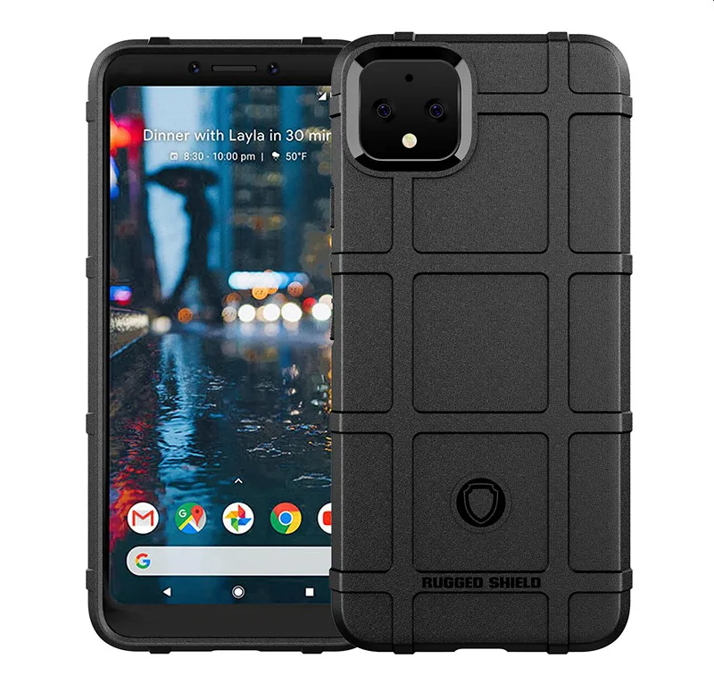 Силиконовый чехол для телефона из углеродного волокна Google Pixel 3 5 дюймов Прочный