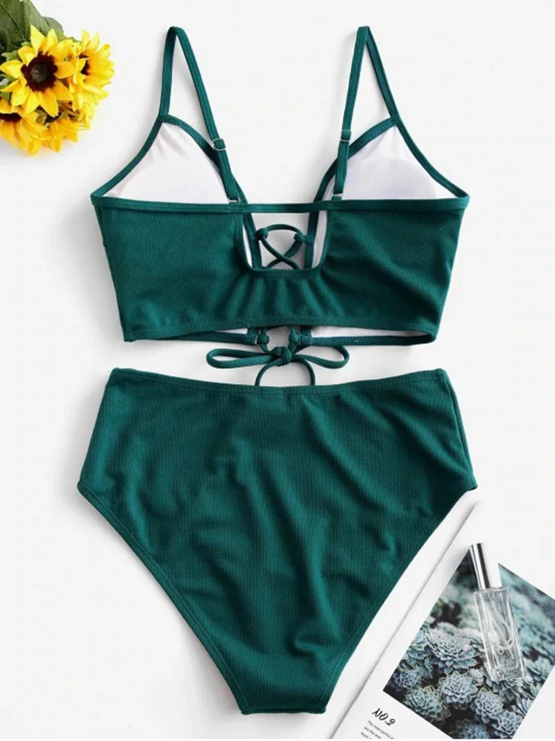 Новинка милый женский купальник танкини с цветочным рисунком для бассейна