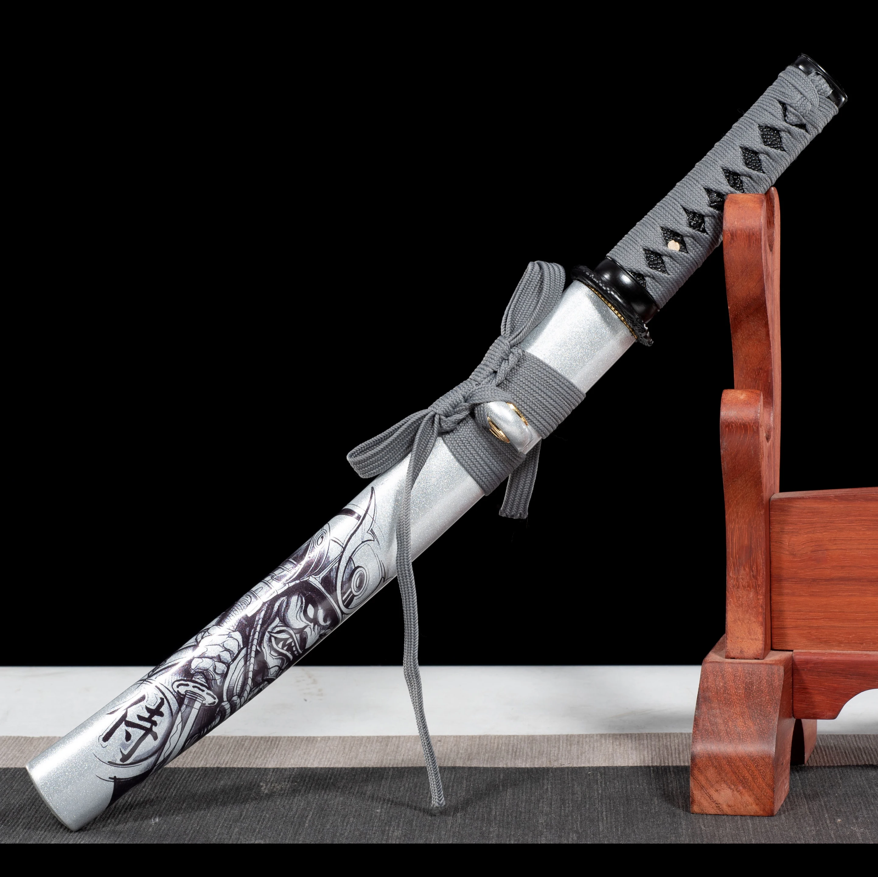 

21.6 Inches Handmade Katana Full Tang Alloy Tsuba Japanese Samurai Sword 1060 High Carbon Steel