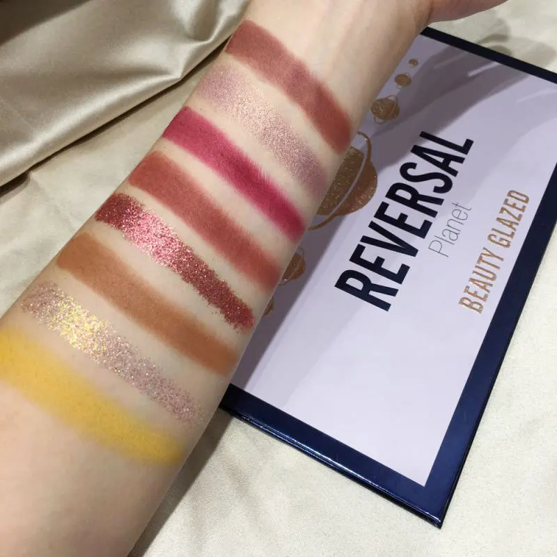 40 цветов Красота глазурованная разворота планеты тени для век Палитра Макияж