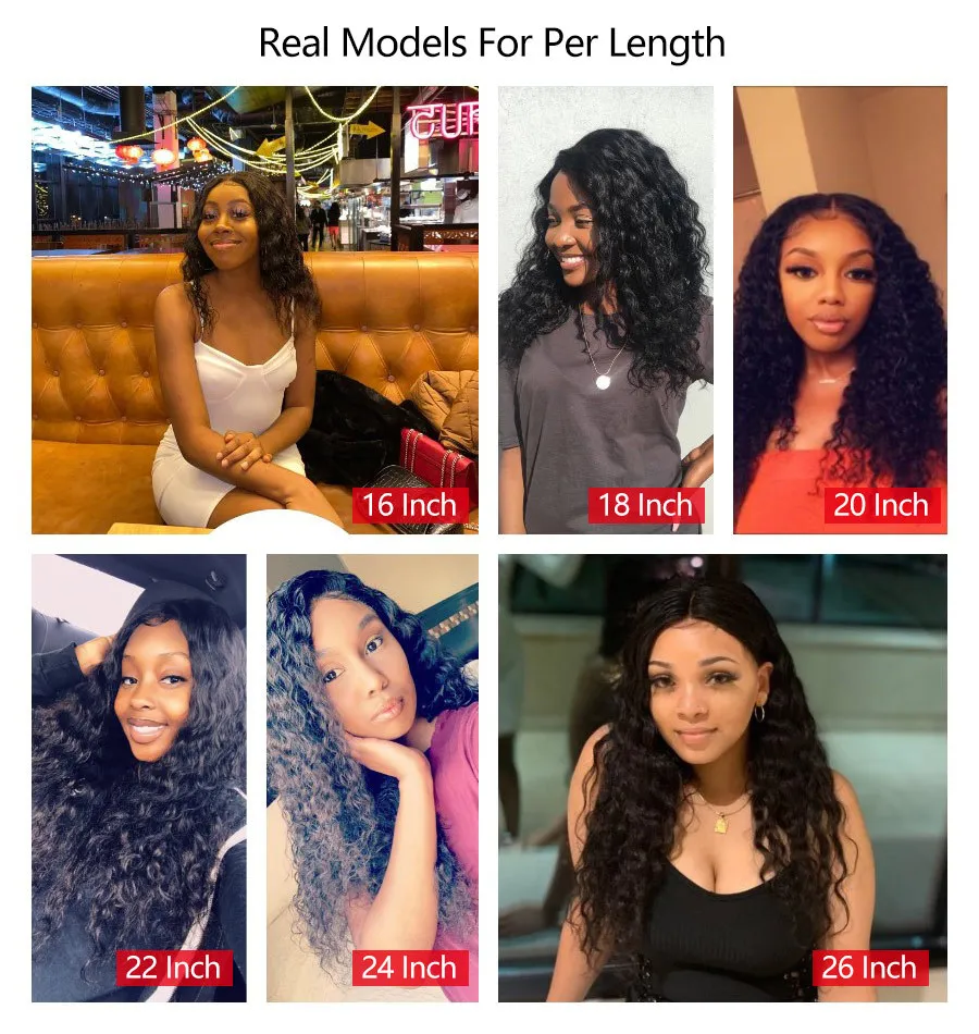 

Middle Part Transparent Lace Wigs Wet And Wavy Water Wave Lace Front Wig Deep T Part Lace Closure Wig Lace Front Human Hair Wigs