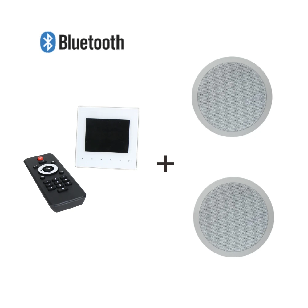 Настенный мини усилитель звука 2*15 Вт с 2 шт. 6 дюймовых полнодиапазонных