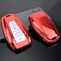 hot sale soft tpu car key case full cover for geely coolray 2019 2020 atlas boyue nl3 emgrand x7 ex7 suv gt gc9 borui accessorie