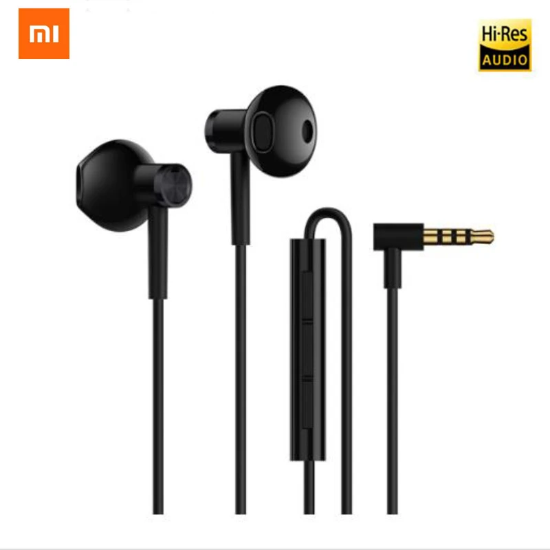 Оригинальные наушники Xiaomi Mi CC9 CC9E двухкомпонентные вкладыши аудиокабель 3 5 мм