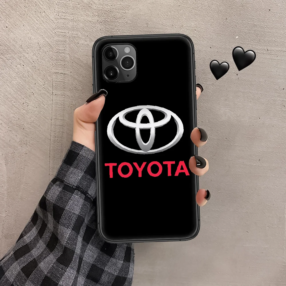 

Toyotas Soprt Car Phone Case Cover Hull For iphone 5 5s se 2 6 6s 7 8 12 mini plus X XS XR 11 PRO MAX black pretty hoesjes