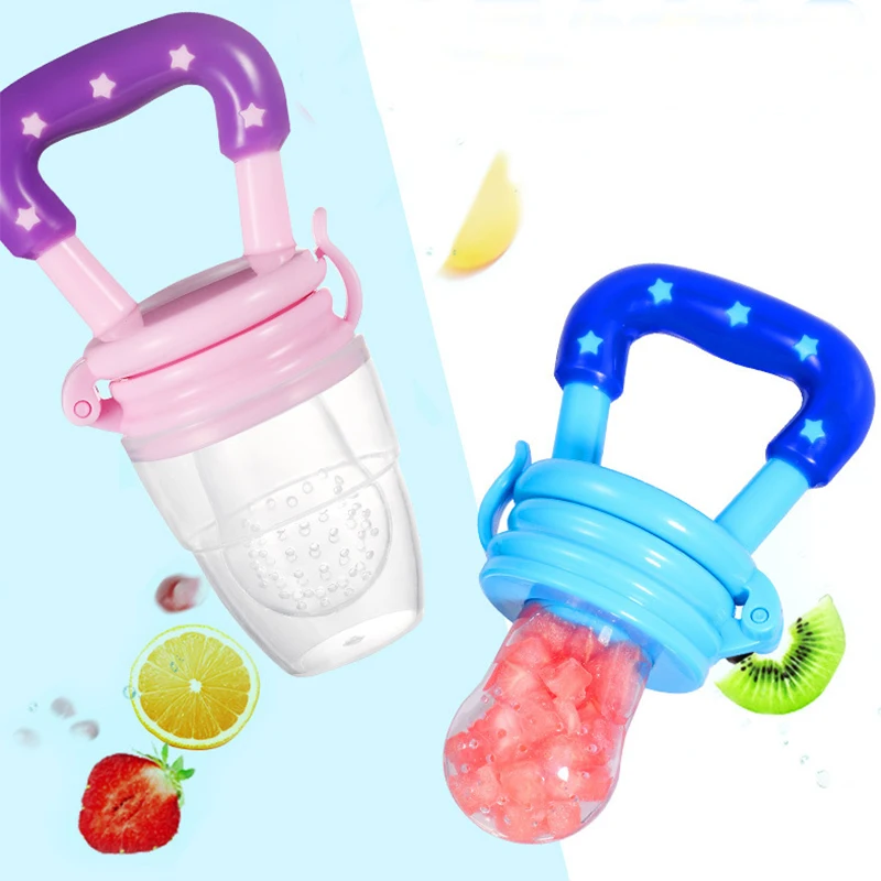Baby Food Pacifier Clips Soother Holder Nipple Feeder Silicone Fruits Vegetable Infant Feeding Supplies Portable | Мать и ребенок