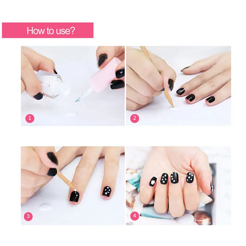 100 шт Nail Art Дизайн Оранжевый деревянные палочки для кутикулы толкатель средство