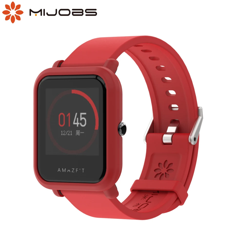 Ремешок для Amazfit Bip защитный чехол для Xiaomi Huami Amazfit Bip BIT PACE Lite Молодежные часы браслет на запястье PC оболочка бампер