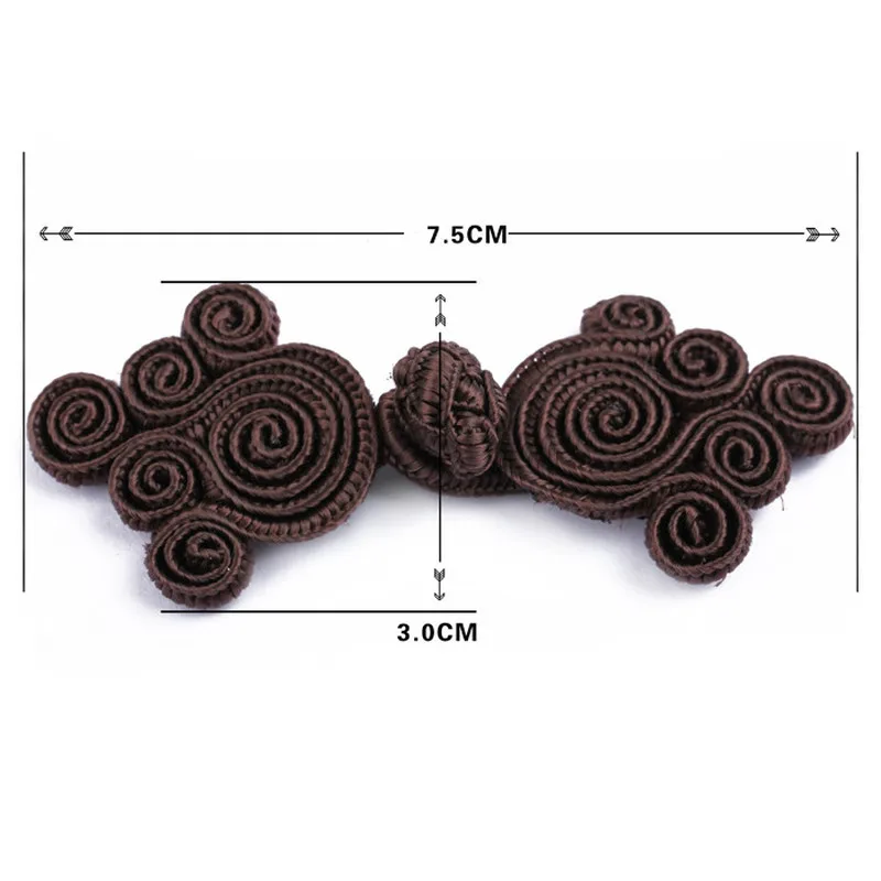 5 шт. декоративные пуговицы с узлом в китайском стиле|Пуговицы| |