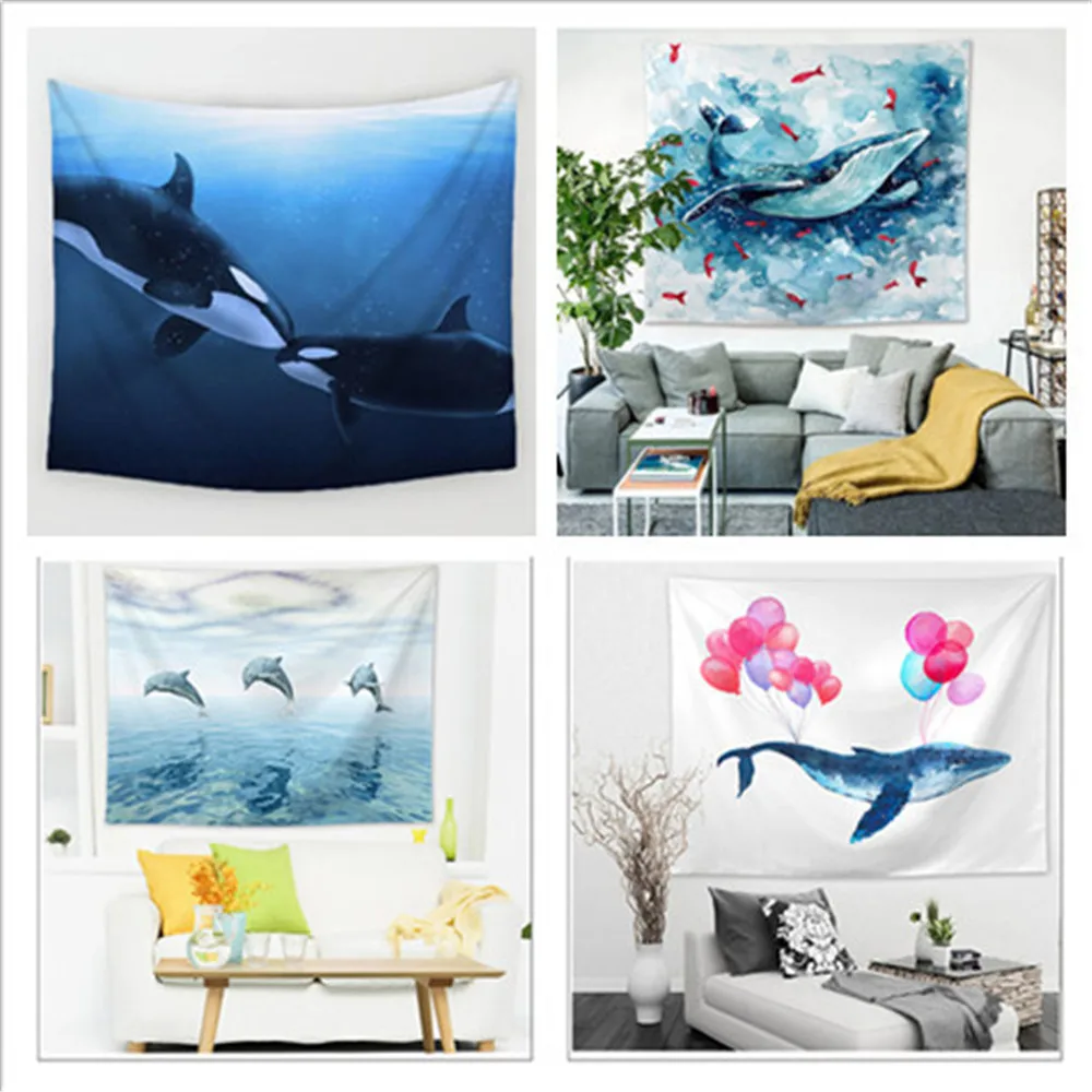 Гобелен в японском стиле настенные украшения для серфинга рыбы канагава