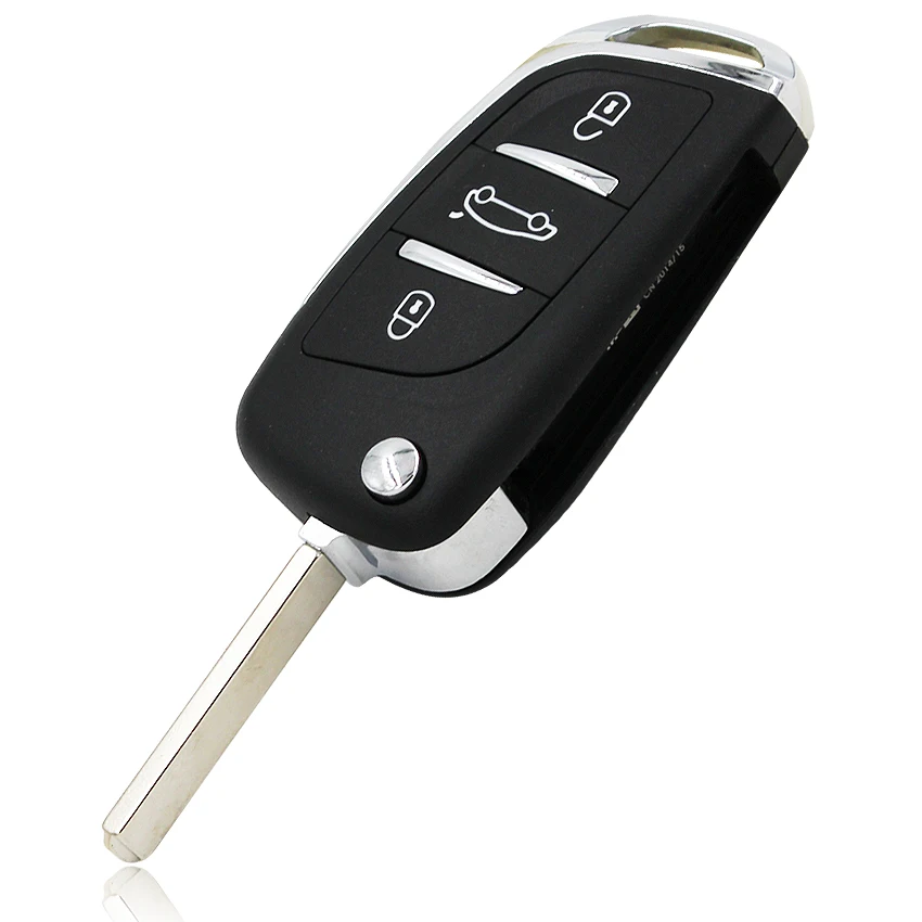 Новый откидной дистанционный ключ-брелок с 3 кнопками для Citroen C2 C3 433 МГц ID46 чип CE0536