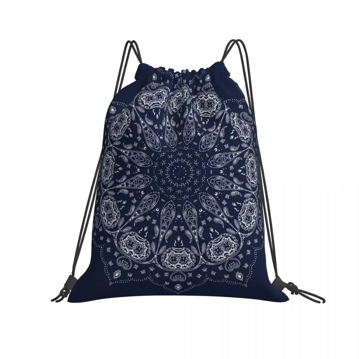

Спортивная спортивная сумка с Пейсли мандалой, этнический принт, шнурок, спортивный, для фитнеса, путешествий, уличный рюкзак, сумки для пок...