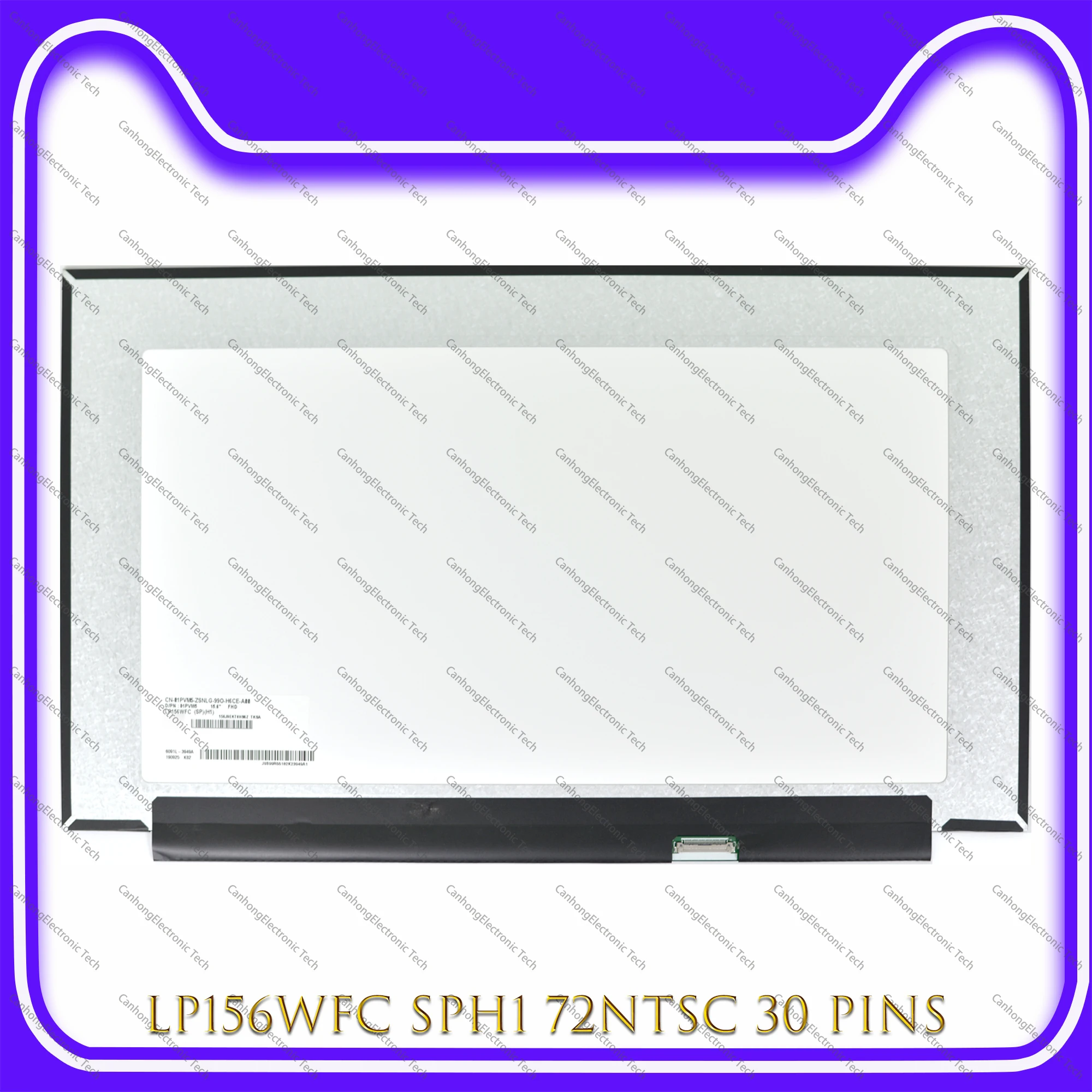 

LP156WFC SP-H1 New IPS LCD LED Screen 15.6" FHD 1920*1080 EDP 30Pins 60HZ 72%NTSC Laptop Replacement Display Matrix DP/N 01PVM5