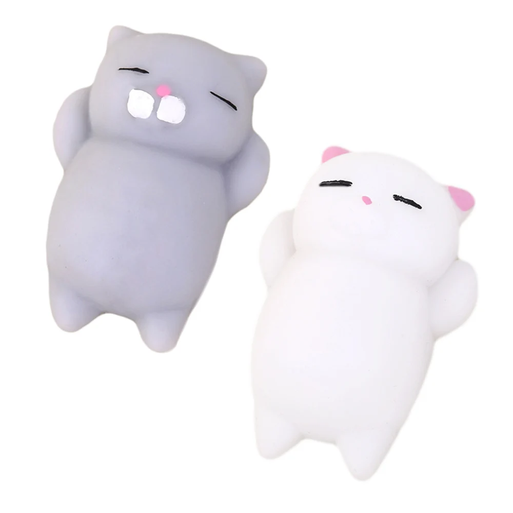 30 шт. милые мягкие влажные салфетки Mochi сжимаемые игрушки в виде животных и кошек