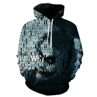 hot sale hoodie clown heath ledger new 3d printing sports hoodie street punk style cool hoodie ouma