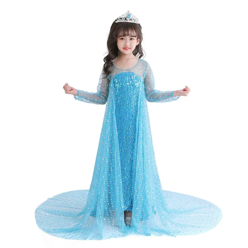 

Princess Dress Kids Christmas Halloween Cosplay Costume Children Birthday Party Fancy Party Girls Clothing