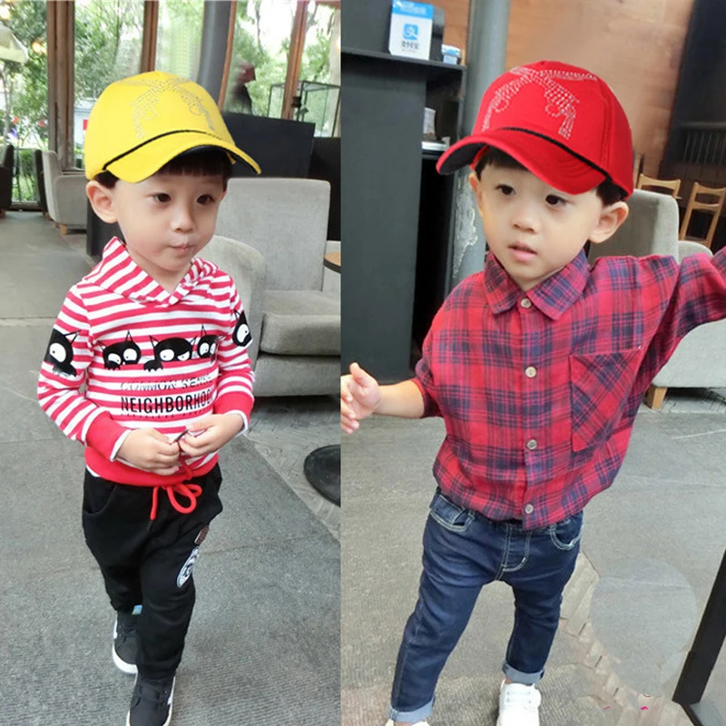 Hepburn/брендовые летние детские шапки в стиле хип-хоп бейсболка для мальчиков и