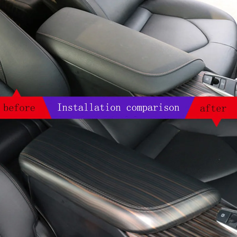 Для Toyota Camry 2018 2019 2020 подлокотник коробка отделкой аксессуары центральный