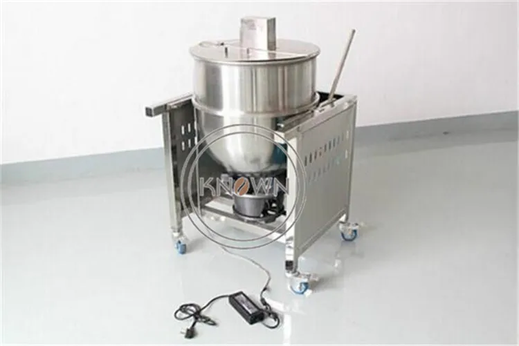 Автоматическая машина для приготовления попкорна сжиженным газом из