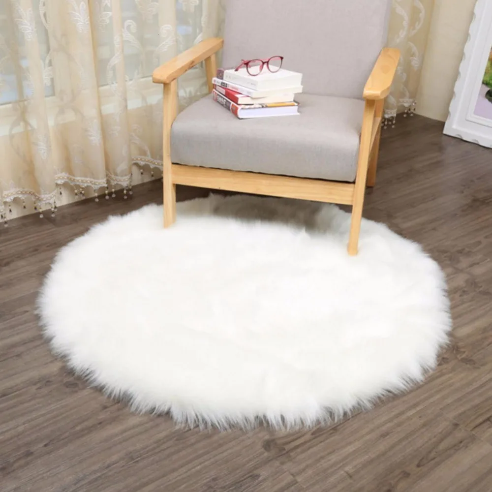 INS Wind/мягкий коврик из искусственной овчины для девочек стула спальни