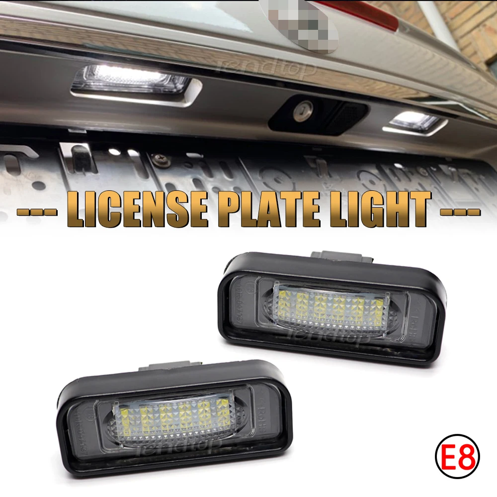 6500K супер белый 18SMD светодиодный номерной знак свет для Mercedes Benz W220 S Class S320 S350 S500 S55