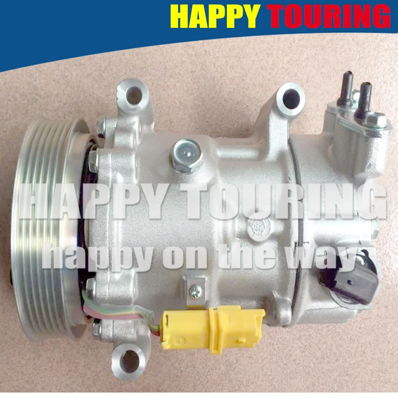 SD7C16 Компрессор переменного тока для Peugeot 307 308 807 406 607 Citroen C4 9651911480 6453QL 9671216780 9800839580
