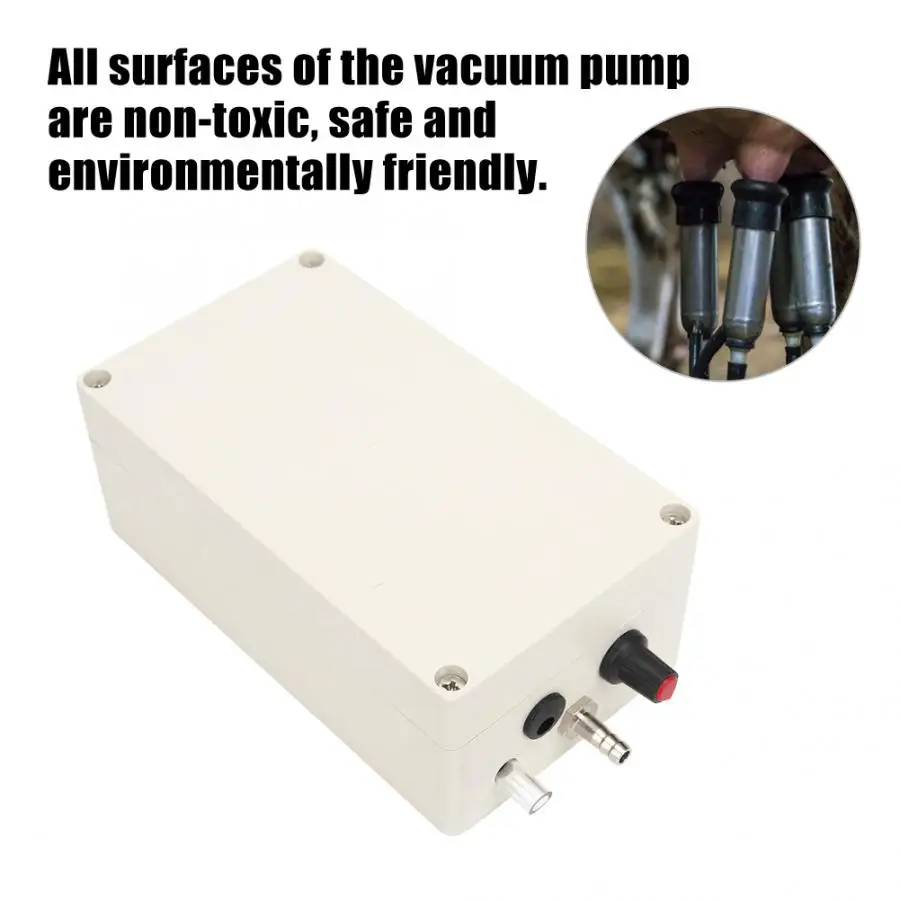 12 В 24 Вт Электрический корова Коза Овца Доильная машина вакуумного насоса ABS