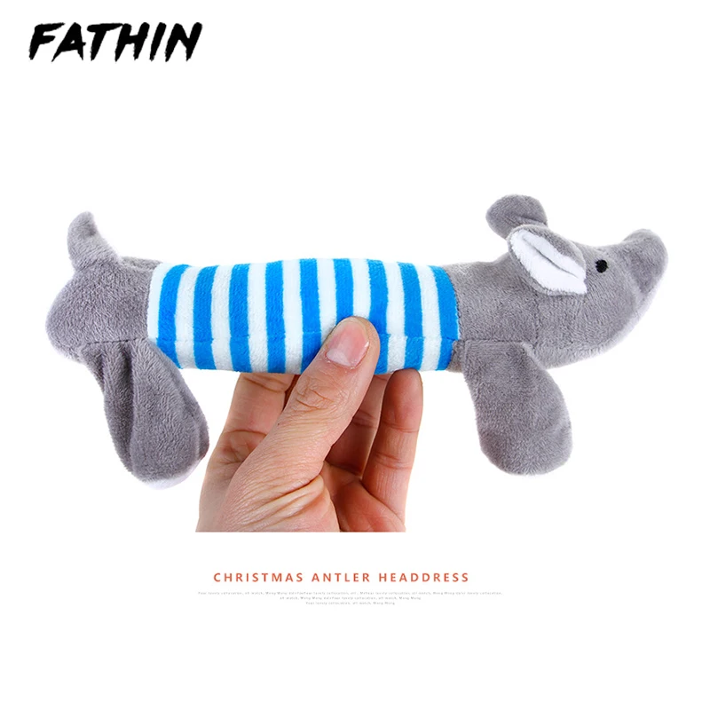 Модные мягкие животные игрушки для собак пищащие звуки плюшевые домашних