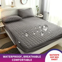 2021 waterproof bed mattresses cover washable bed cover multicolor thickened waterproof mattress protector flat mattress cover