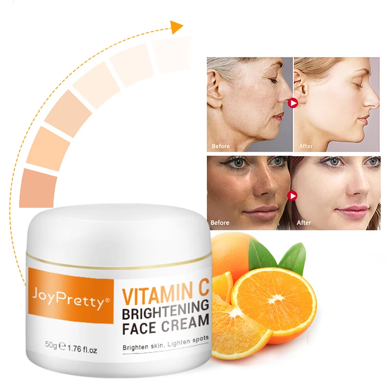 

AUQUEST Face Cream Vitamin C 20% Whitening Remove Dark Spots Facial Cream Repair Fade Freckls Melanin Remover Brighten Skin Care