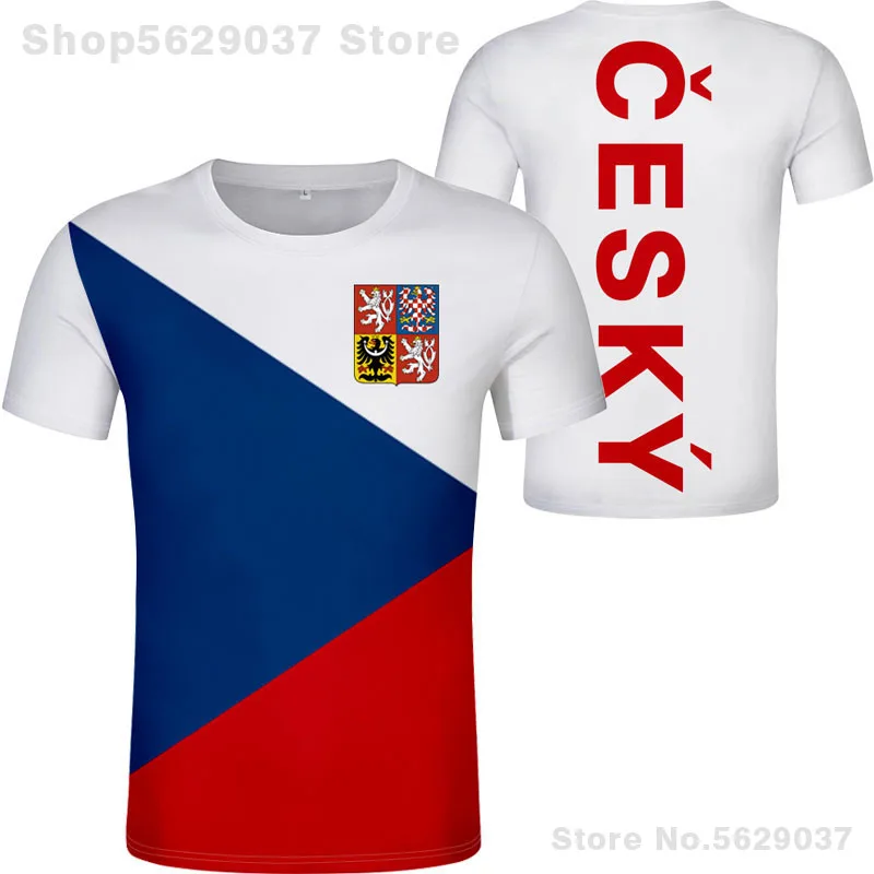 Футболка Чешская Республика самодельная футболка с бесплатным именем и номером