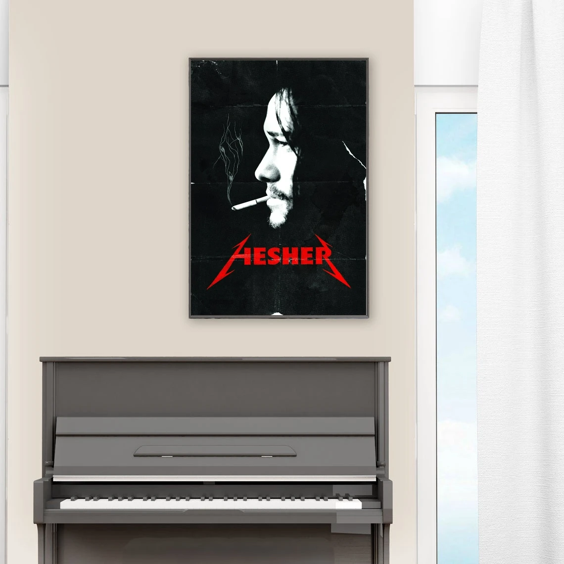 Плакат с фильмом Hesher печать на холсте настенная живопись украшение для дома (без