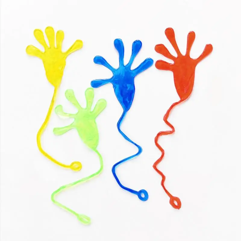 

10Pces Sticky Palm Elastic Stretch Sticky Palm Party Wall Hanging Toys Novelty Prizes Birthday Christmas Gifts Children's Toys