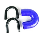 Id9.5-id25 мм 180 градусов силиконовый шланг, изогнутый резиновый радиатор охлаждающей жидкости