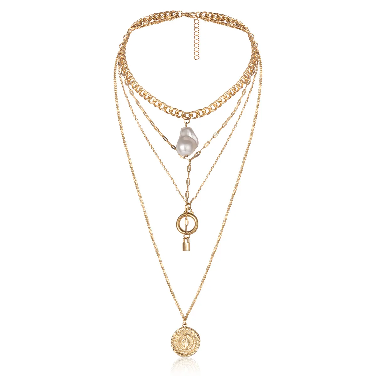 Style2 Gold Золото Серебро Длинная кисточка Крест Иисуса четки Девы Марии жемчужное ожерелье женское католическое христианское религиозное ожерелье s - Окраска металла: Style2 Gold