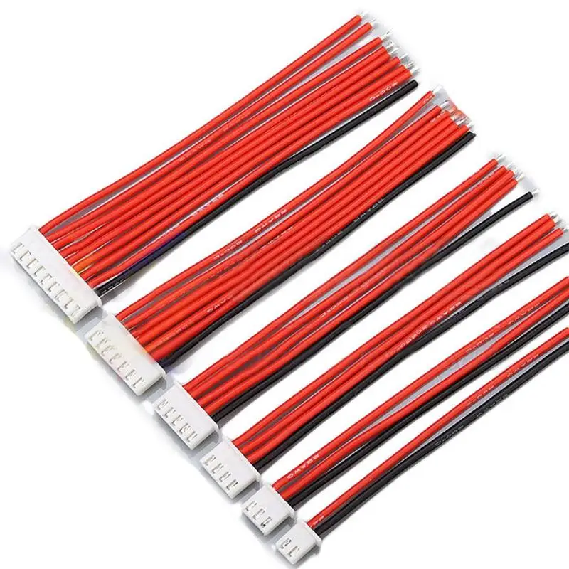 2.54XH 22AWG 13 см 1S 2S 3S 4S 6S 8S кабель баланса силиконовый провод для Lipo батареи баланс