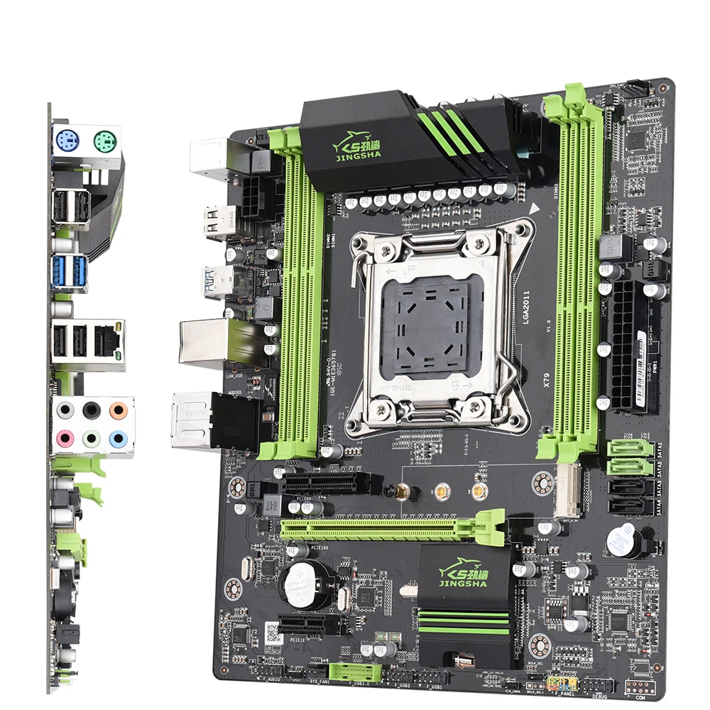 JINGSHA X79 Motherboard LGA 2011 Combo xeon e5 2650v2 CPU set 4 X 8GB=32GB DDR3 RAM 1600MHz ECC REG SATA3 Four channels | Компьютеры и