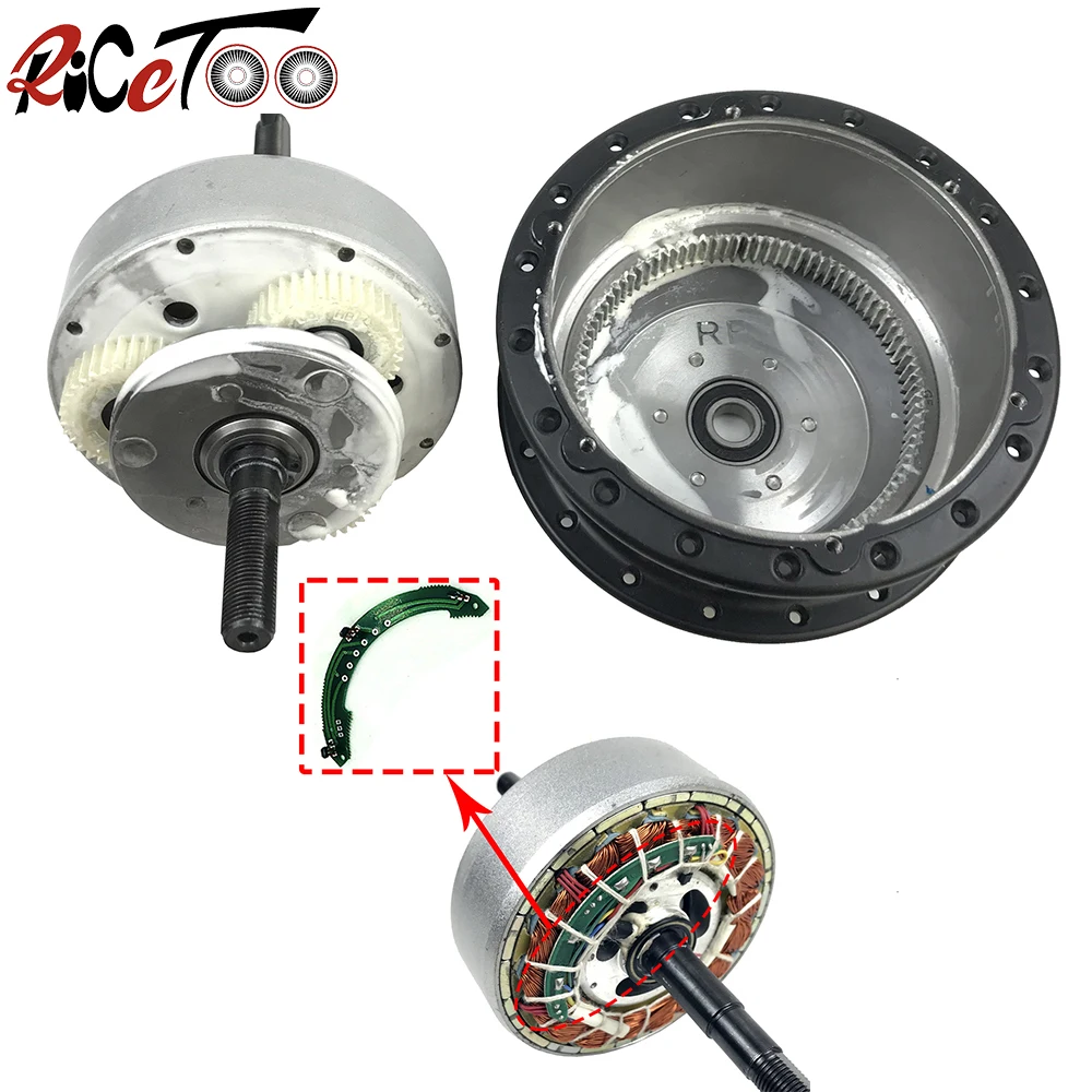 Мотор RICETOO для электровелосипеда нейлоновый с датчиком Холла|Аксессуары