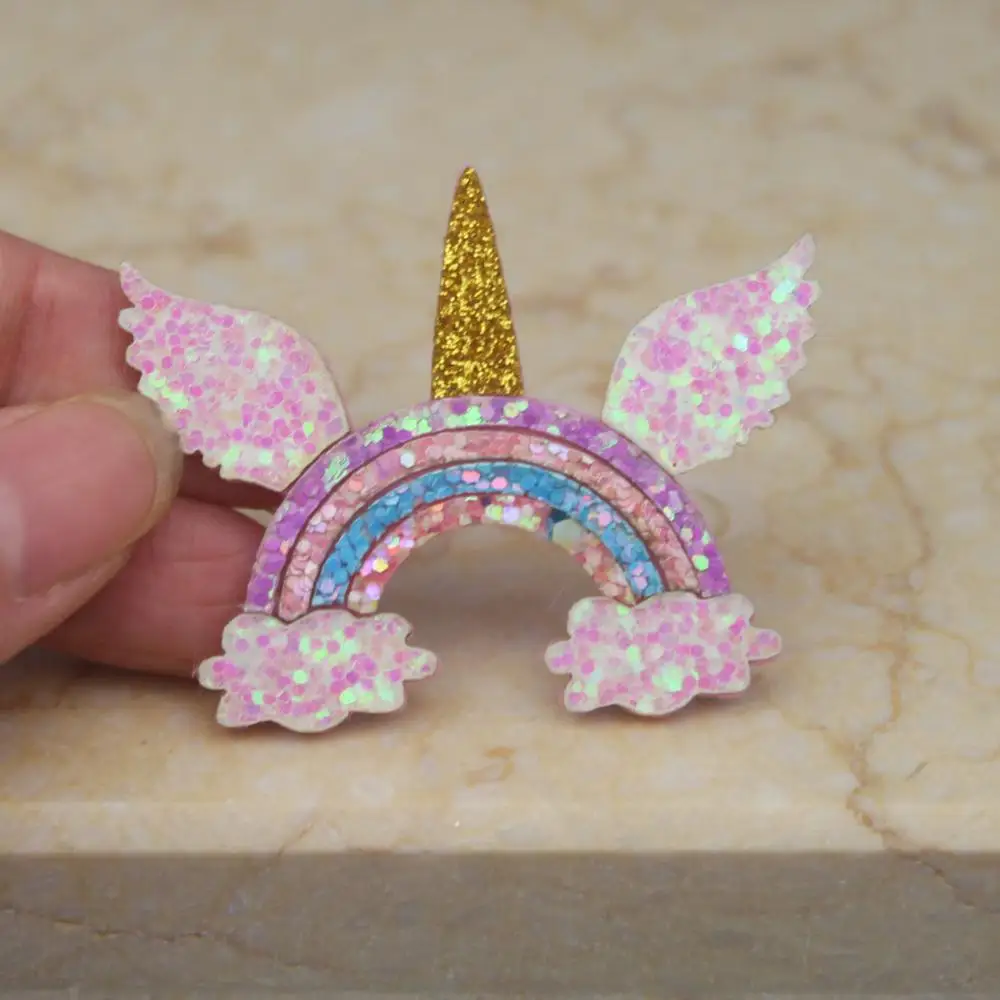 Радуга съемки звезды войлока единорога блестящий войлок вечерние поставки