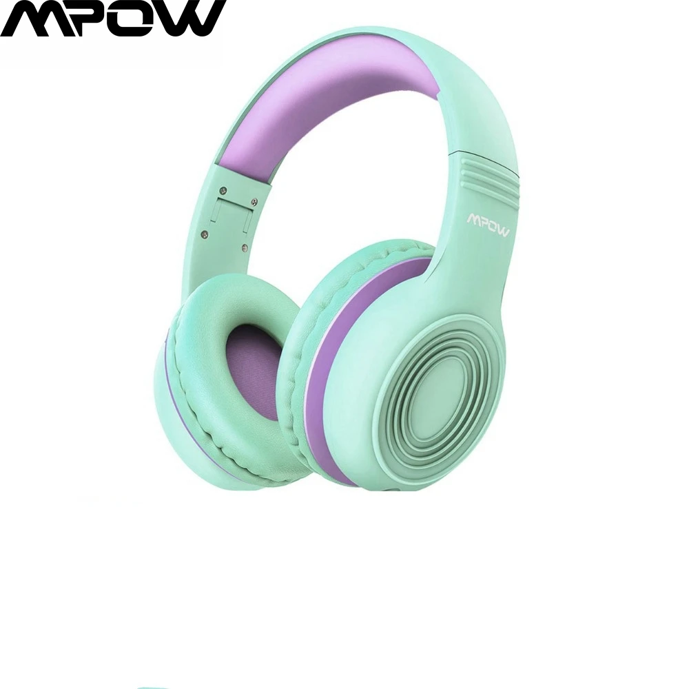Проводные стереонаушники Mpow для учебы Детские накладные Игровые наушники с