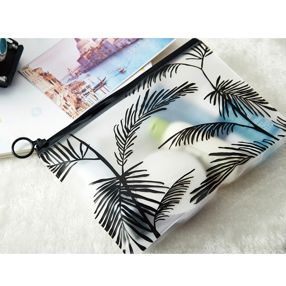 Лидер продаж ПВХ косметичка на молнии чехол для карандашей и ручек прозрачная