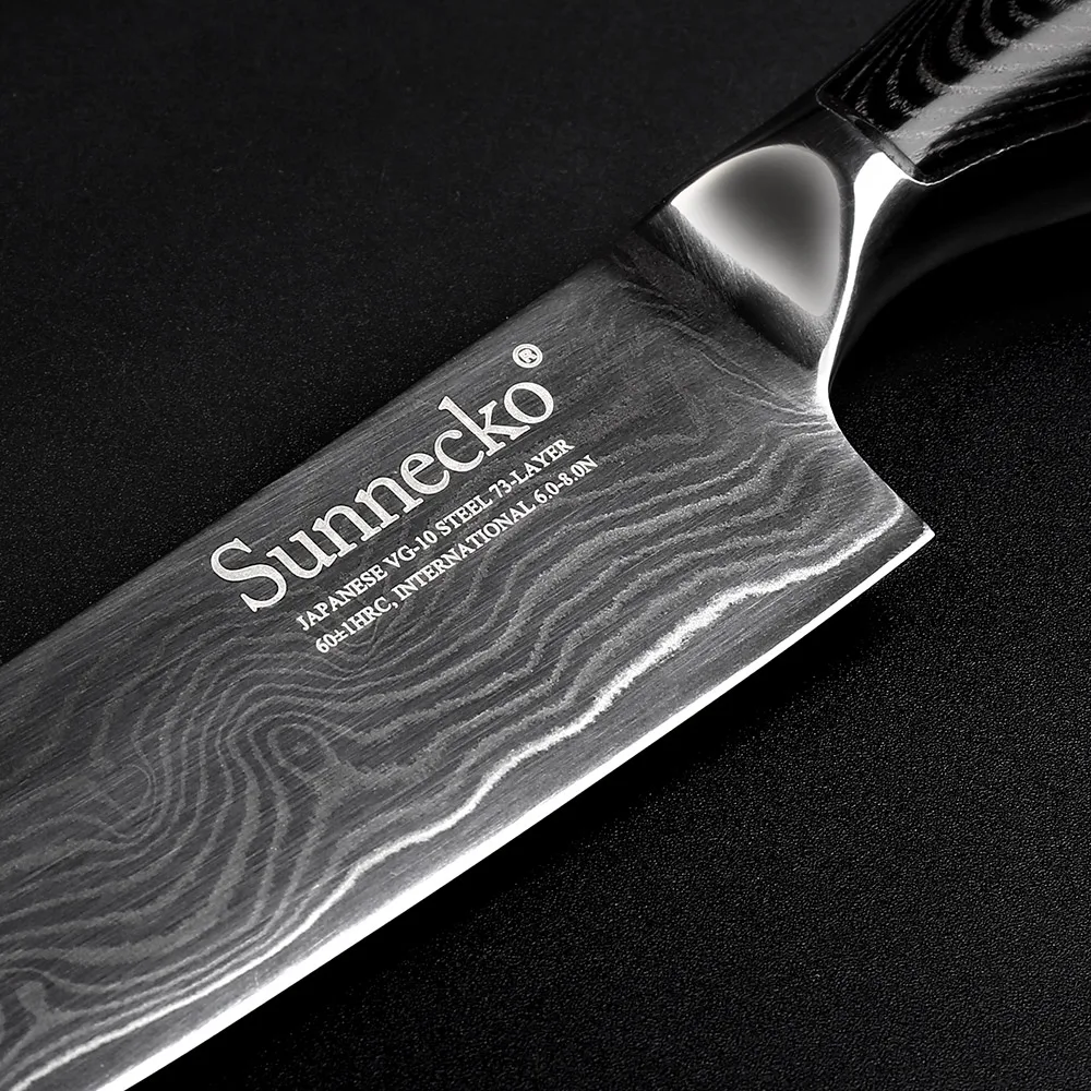 SUNNECKO Premium 6 ''шеф повара 3 5'' нож для очистки овощей Дамаск японский VG10 со