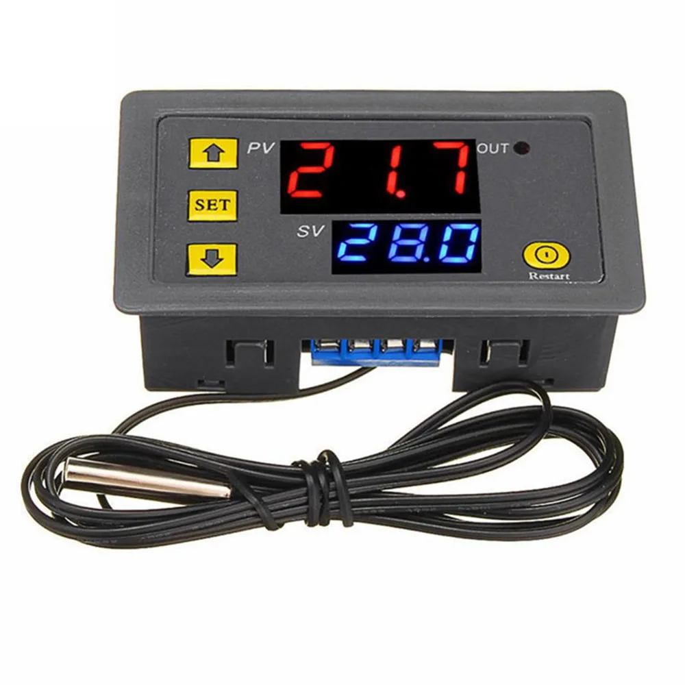 W3230 Mini Digital Temperature Controller 12V 24V 220V Thermostat Regulator Heating Cooling Thermoregulator Temperature control