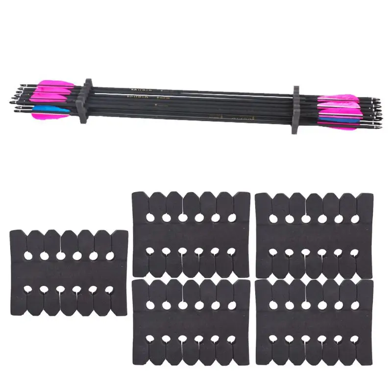 

5pcs Archery EVA Foam Arrow Rack Recurve Bow 12 Arrows Separator Holder Quiver Outdoor Hunting accessories